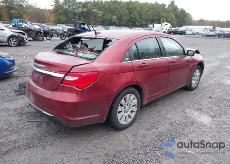 2013 Chrysler 200 Lx из США, поврежденный, VIN 1C3CCBAG2DN767874
